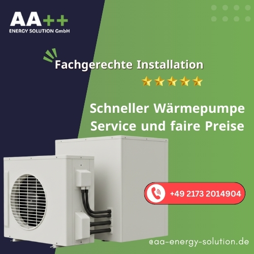 Fachgerechte Wärmepumpen-Installation in Köln – AA++ Energy Solution GmbH